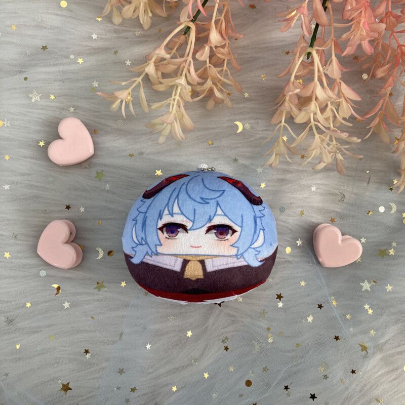 16Styles Cute Genshin Impact Doll Bag Pendant Hutao Yae Miko Kazuha Itto Ganyu Plush Toy Home Decor Game Plushie Cos Props