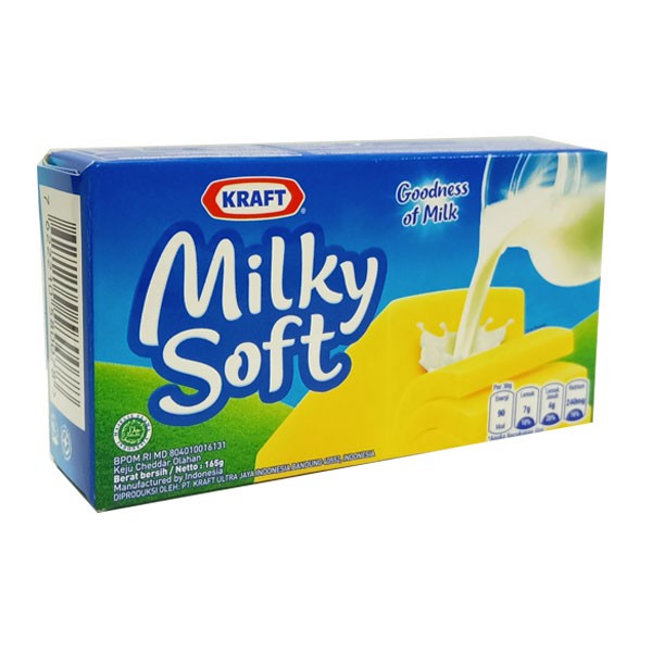 

Kraft Cheese Milky Soft 165Gr