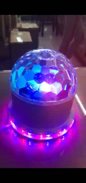 Lampu Disco Warna Warni+speaker BTH/Lampu Disco Bola Speaker BTH Surya 6Watt