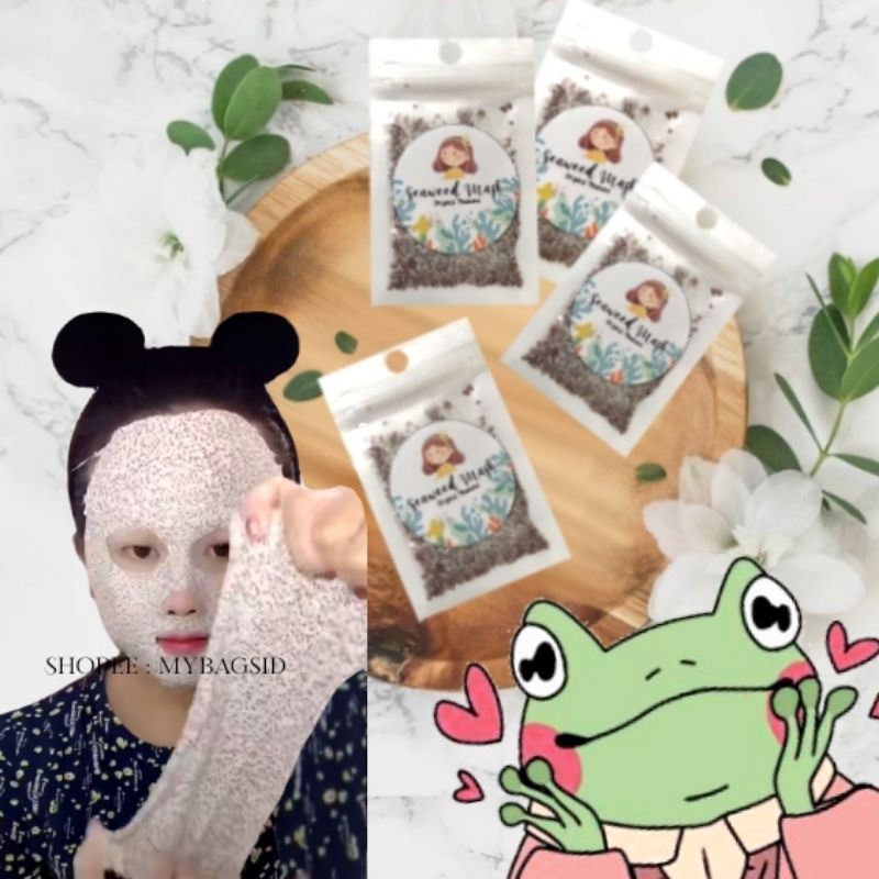 ❤️PEARL CLAY MASK SEAWEED MASKER WHITENING