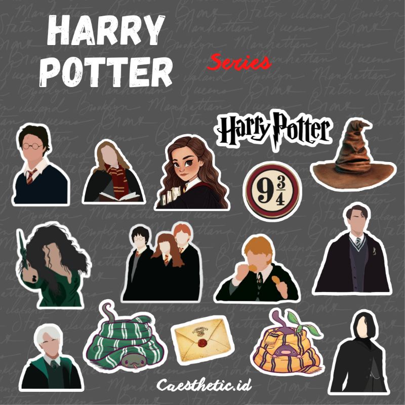 

[30pcs] Sticker Harry potter series - Sticker tumblr - Sticker glossy