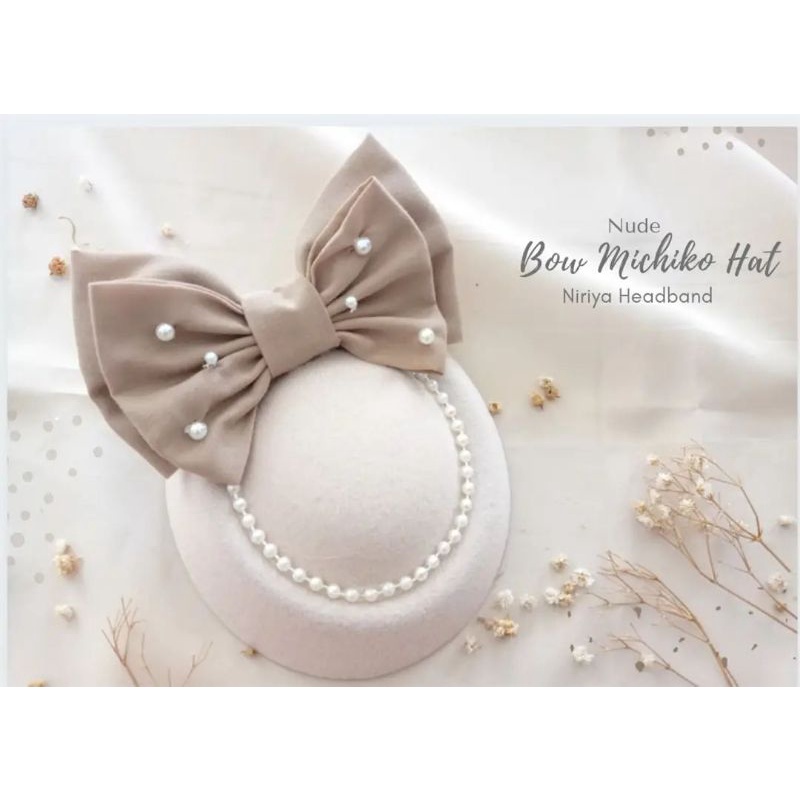 Sandra Bow Michiko Hat Topi Headband | Bando Anak Bayi