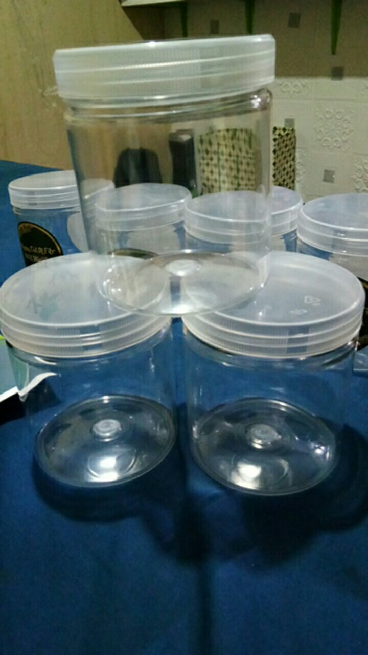 Toples Astor 10 Cm Tabung Plastik Kue Kering Kacang Permen Murah Bagus Botol Besar Jumbo Pendek