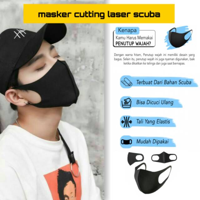 Masker cutting laser scuba