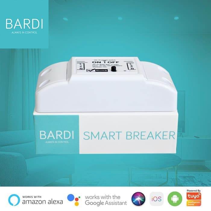 BARDI Smart BREAKER ON OFF Switch Wireless IoT Home Automation