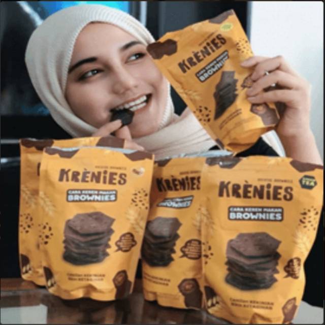 

Krenies Krekers Cemilan Brownies