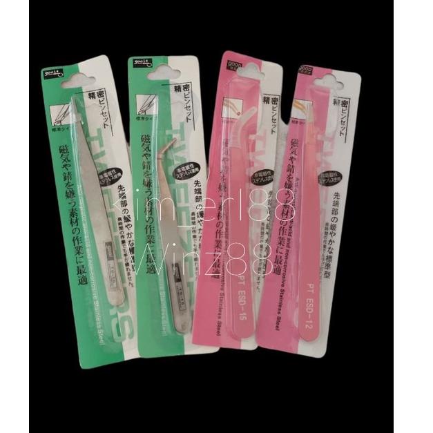Ready PINSET EYELASH EXTENSION,PINSET BULU MATA,TWEZEER EYELASH EXT-Z7 V91E