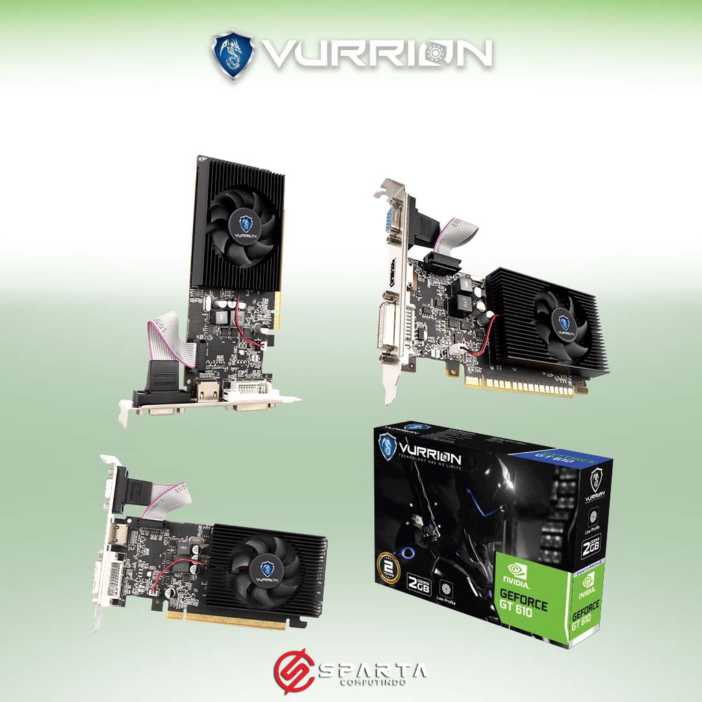 VGA Nvidia Geforce GT 610 2GB DDR3 Vurrion New Garansi Resmi
