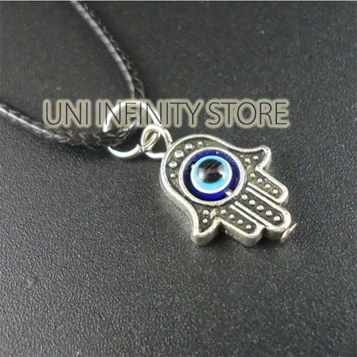 JWNE0253 Kalung Hamsa Simple Unisex Pria Wanita Unisex Cowok Cewek Hand Protection Necklace