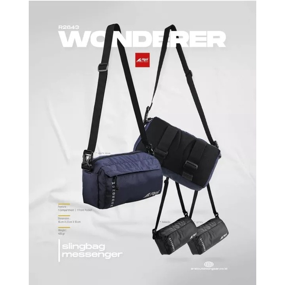 Tas Selempang Original REI WONDERER V2 AREI OUTDOORGEAR