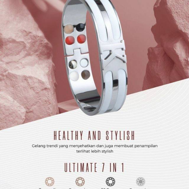 GELANG K-ION NANO STAINLESS