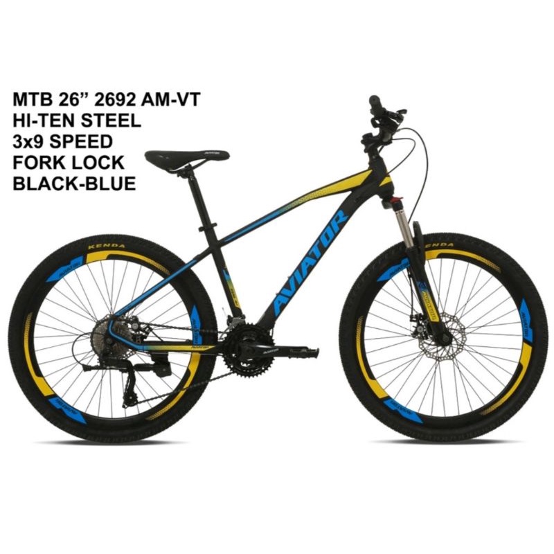 sepeda gunung/cowok/dewasa murah MTB Aviator 2692AM VT Size 27.5