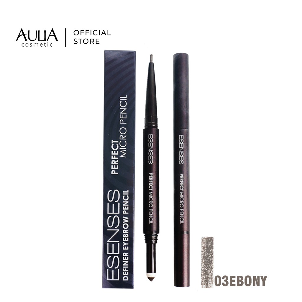 ESENSES Perfect Brow Micro Pencil [ Pensil Alis With cushion dengan 3 pilihan warna  ]