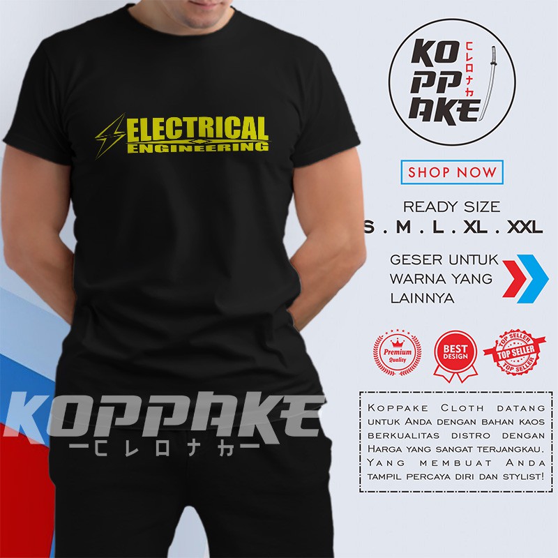 Kaos Electrical Engineering Teknik Listrik Baju Profesi