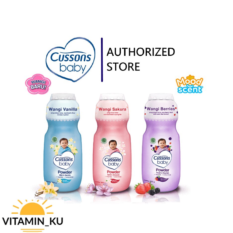 Cussons Baby Powder 50gr / 100gr #Vitamin_Ku