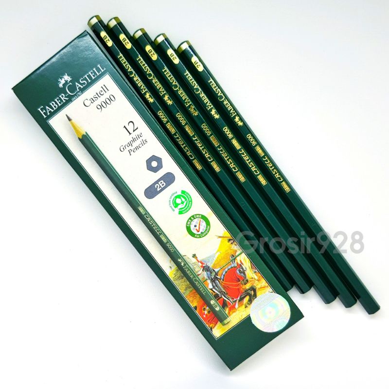 

(Per 12) Pensil / Pencil Faber-Castell 2B untuk ujian komputer DIJAMIN ORIGINAL