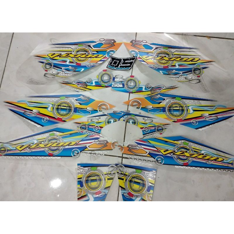 STRIPING TRANSPARAN VIXION NVA COSTUM 1249