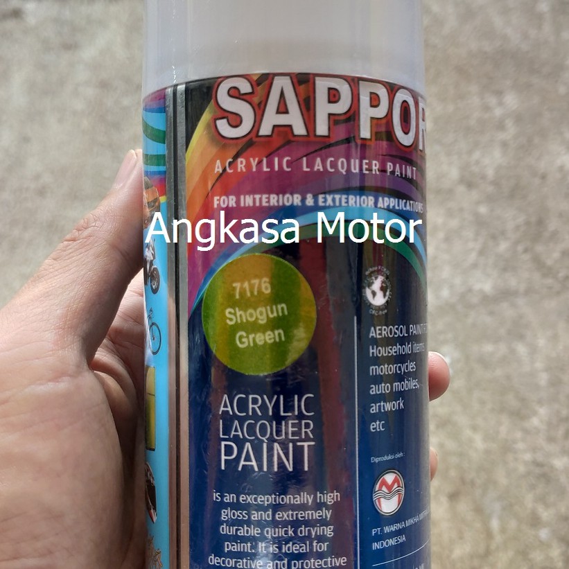

Cat Semprot SHOGUN GREEN 7176 Hijau Sapporo Spray Pylox Pilox