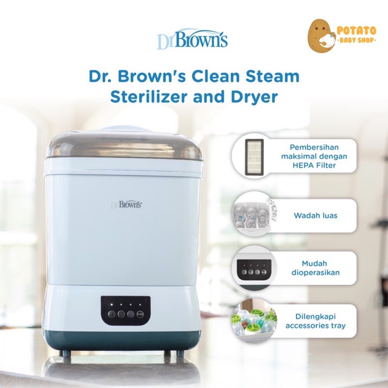 Dr. Brown’s Clean Steam Sterilizer And Dryer With Hepa Filter - Sterilizer Drbrown