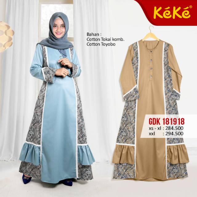 Gamis Dewasa Keke ~ GDK 181918 ~