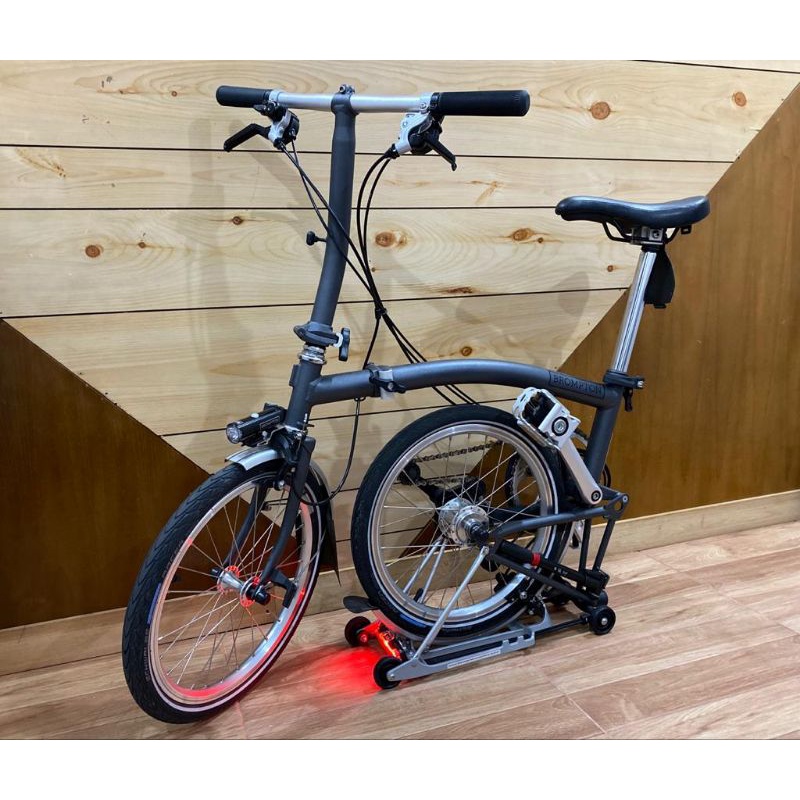 Sepeda Lipat Brompton Graphite Metallic S6R