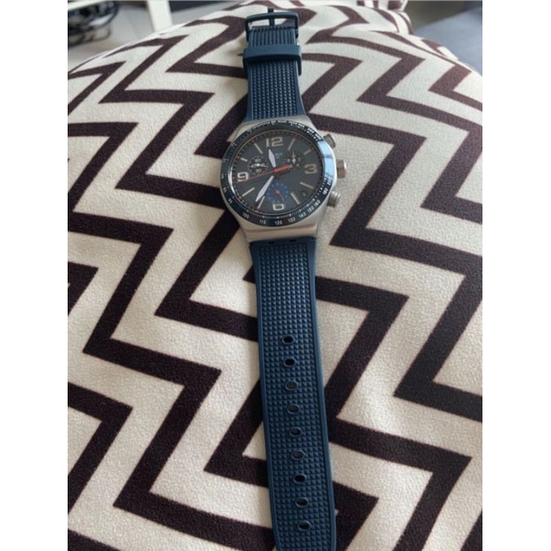 SWATCH Irony Blue Grid YVS454 Original