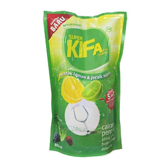 [ORIGINAL] SUPERKIFA DISHWASING LEMON REFIL 800ML SABUN CUCI PIRING