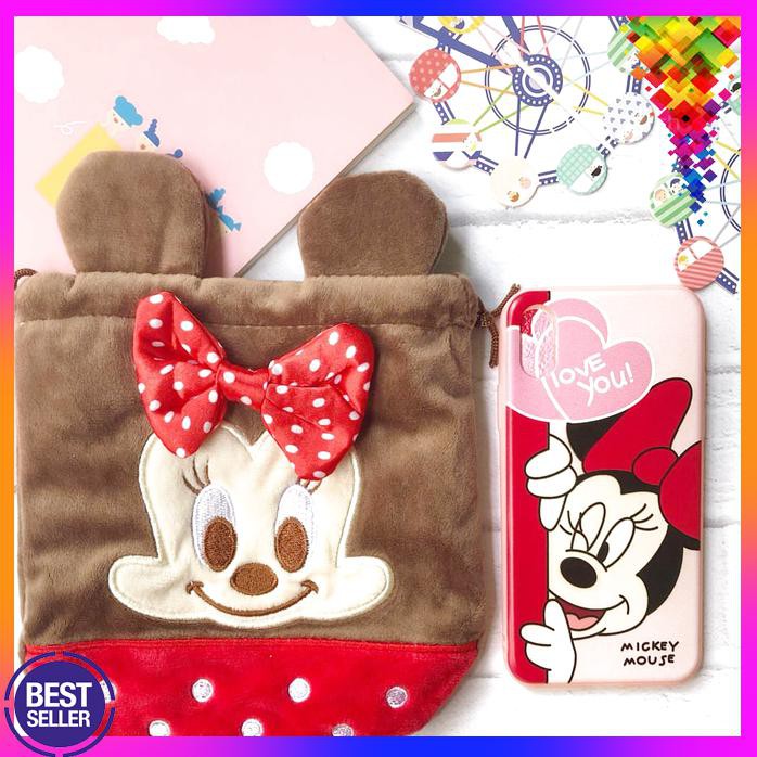 softcase casing lucu imut disney Pouch free Iphone 5 5S SE 6 6s mickey pooh stitch