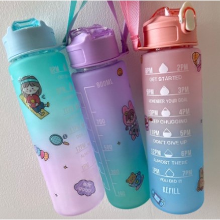 Botol Minum Tumblr Gradasi 1 Liter Murah
