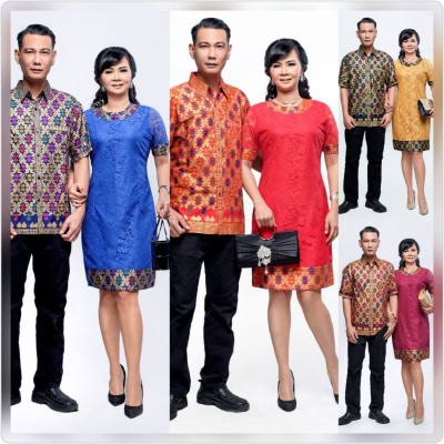 Couple Batik 329 Batik Sarimbit Fashion Pria Wanita Seragam Keluarga Ada Jumbo 5l
