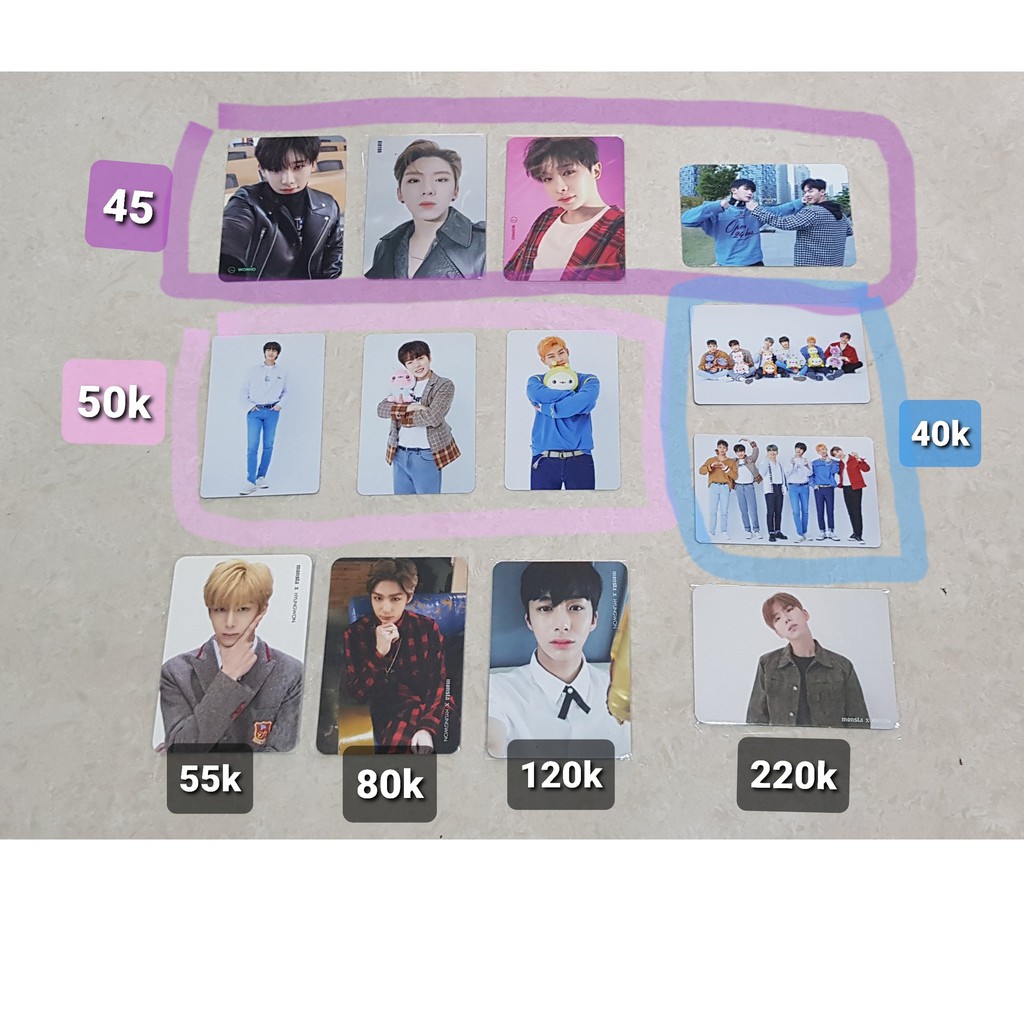 MONSTA X PHOTOCARD