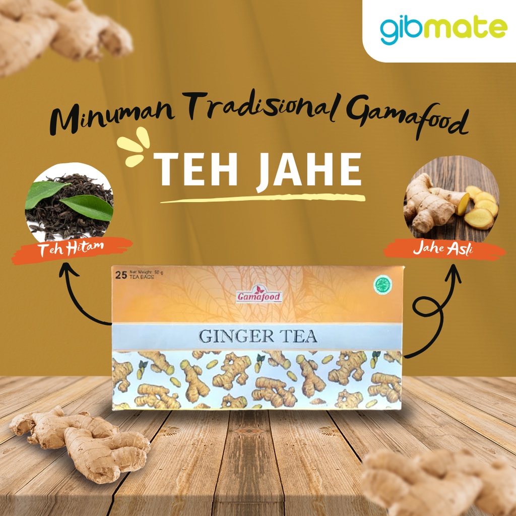

Teh jahe herbal Gamafood | Ginger tea minuman jahe | detox tea | PROMO CLEARANCE