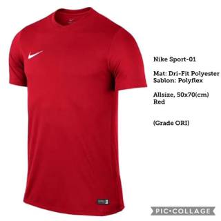  Baju  kaos olahraga  pria  import premium dri fit spandex 