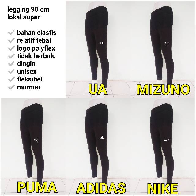 Legging 90cm legging panjang  dalaman manset celana  