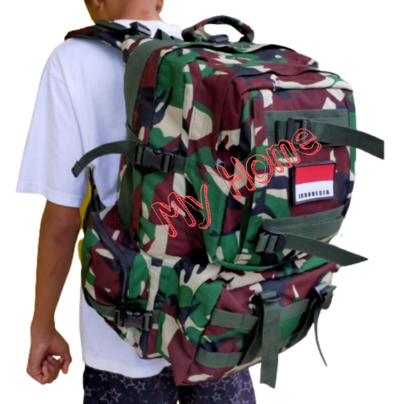 Tas Ransel Tentara TNI Malvinas Loreng Jumbo