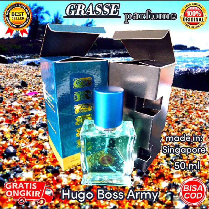 Parfum inspired Grasse pria Hugo boss army 50 ml eau de perfume original singapore