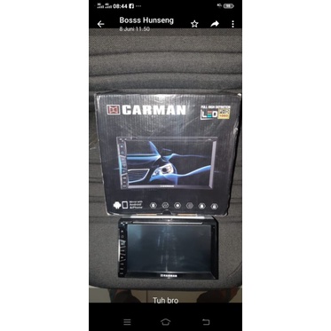 Head unit doubledin Carman ukuran 7 inch