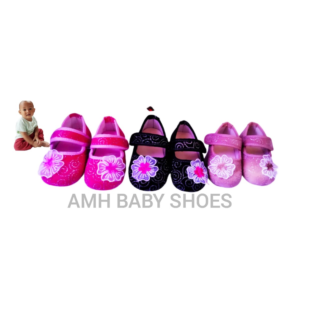 AMH BABY SHOES/SEPATU BAYI  BRUKAT MATAHARI 2-13 BULAN