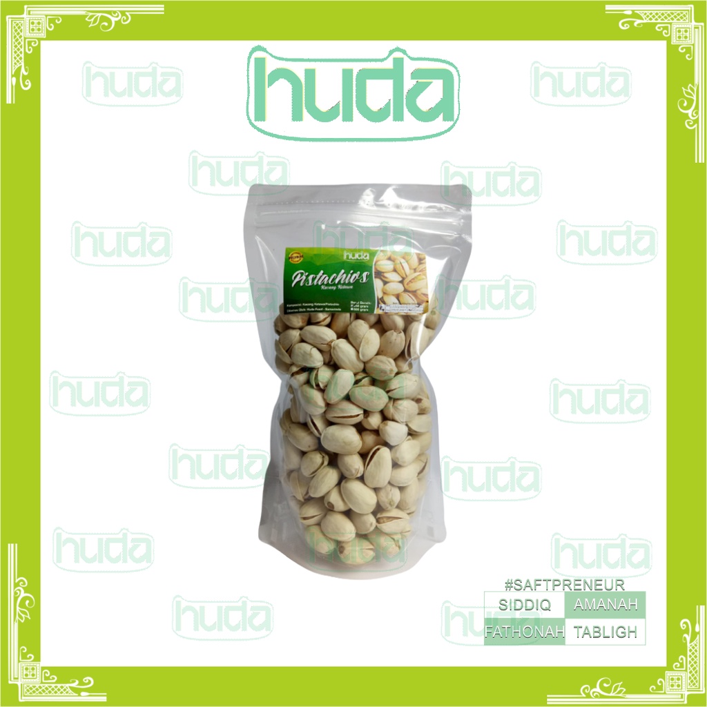 

Kacang Pistachio/ Ketawa/ Fustuk 250 gram Renyah Oleh-oleh Haji Umroh