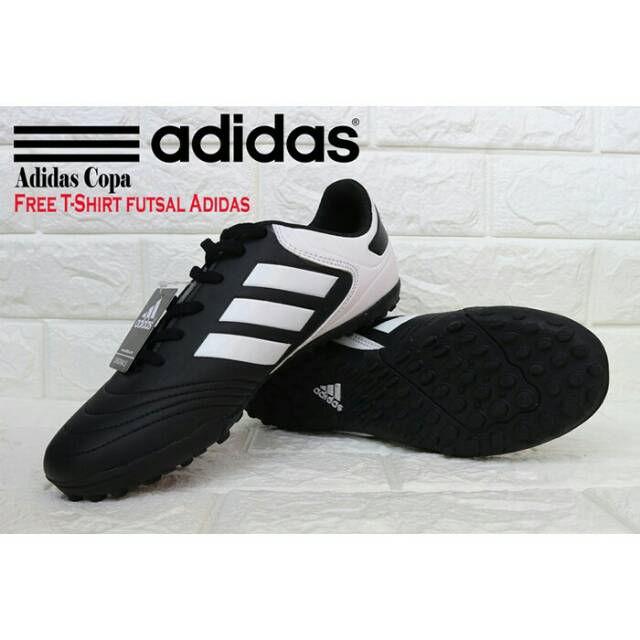 Sepatu futsal adidas copa - bonus kaos hitam adidas