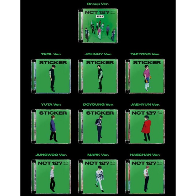 [DP-PO] NCT 127 THE 3RD ALBUM "STICKER" (JEWEL CASE VER)