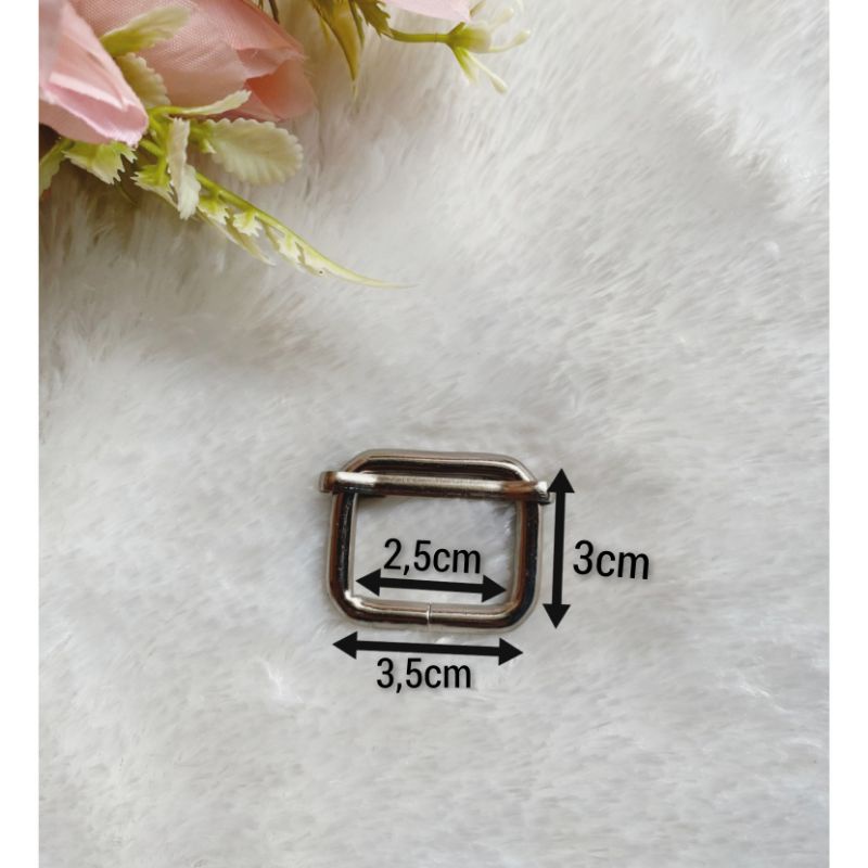 Ring jalan/ring geser Ukuran 2,5cm ( 12pcs)