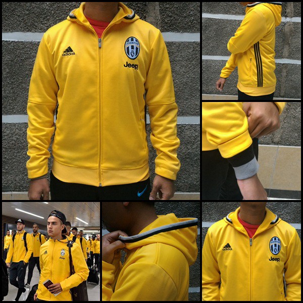 Jaket GO / Grade Ori JUVENTUS Prematch Yellow 2016/2017