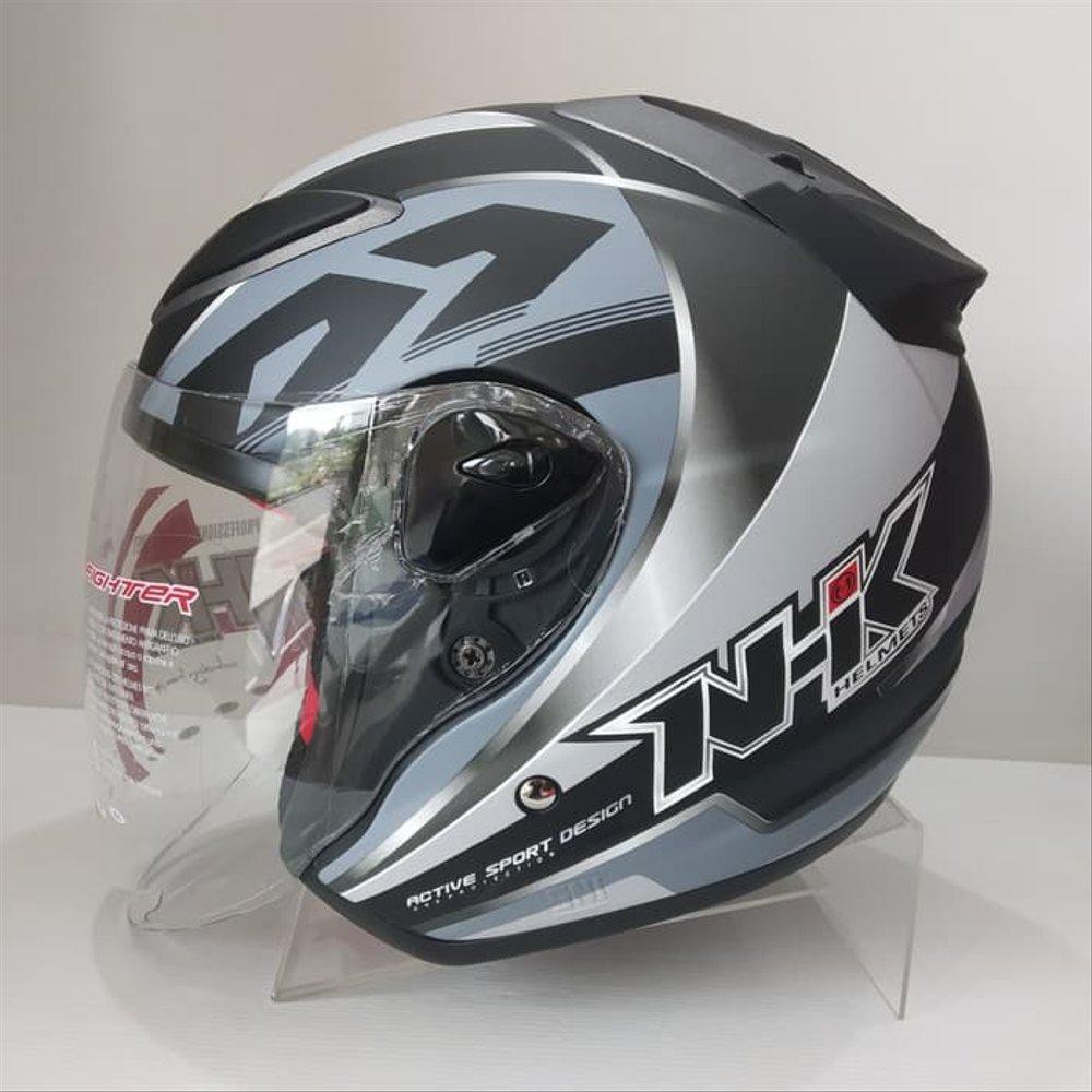 Helm NHK R6 Uriken Black Silver Doff Original