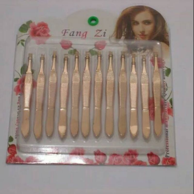 PINSET FANGZI WARNA GOLD - PENJEPIT UBAN