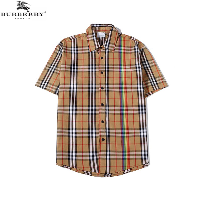 burberry rainbow check shirt