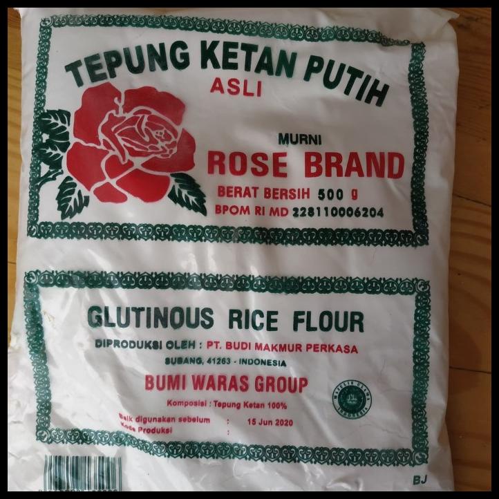 

TERBARUU!! TEPUNG KETAN ROSEBRAND 1 dus 500gr SALE