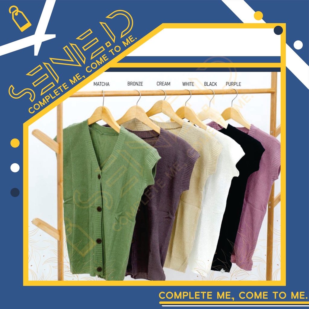 VEST RAJUT BERKANCING / OUTER RAJUT WANITA