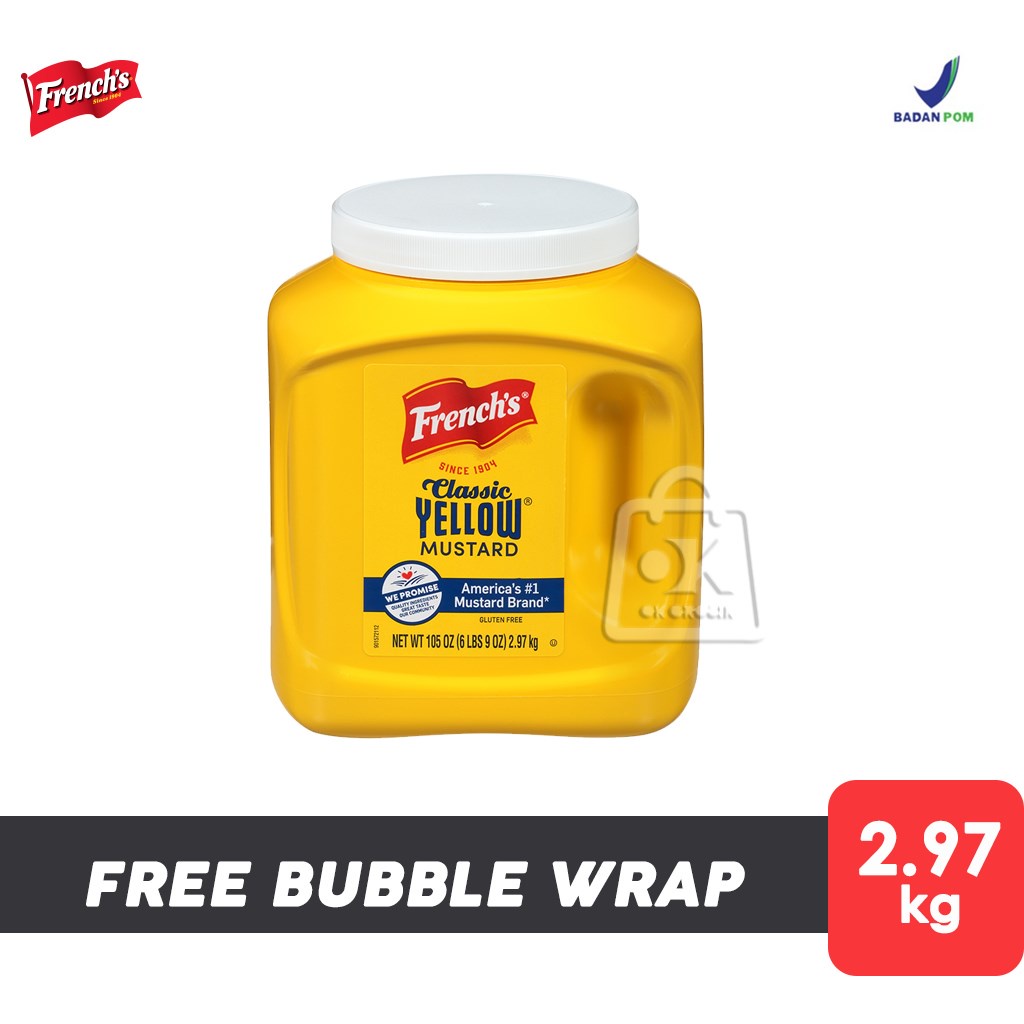 

French Classic Yellow Mustard / Pasta Mustard ( 2.97kg )