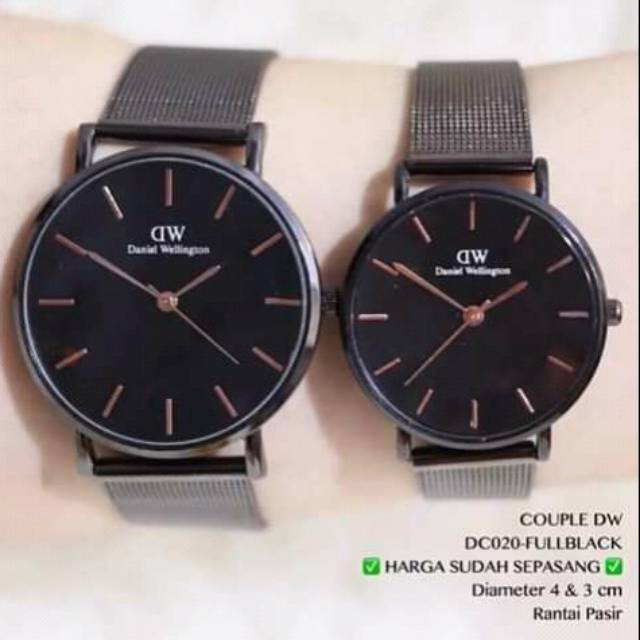 Jam pria/wanita DW premium rantai tali pasir murah